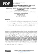 A Low-Cost Home Security Notification System Using IoT and Telegram Bot-A Design and Implementation