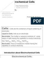 Presentation Topic (Electrolytic Cell)