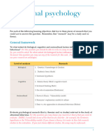 Abnormal Study Guide