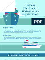 Tourism Hospitality Marketing