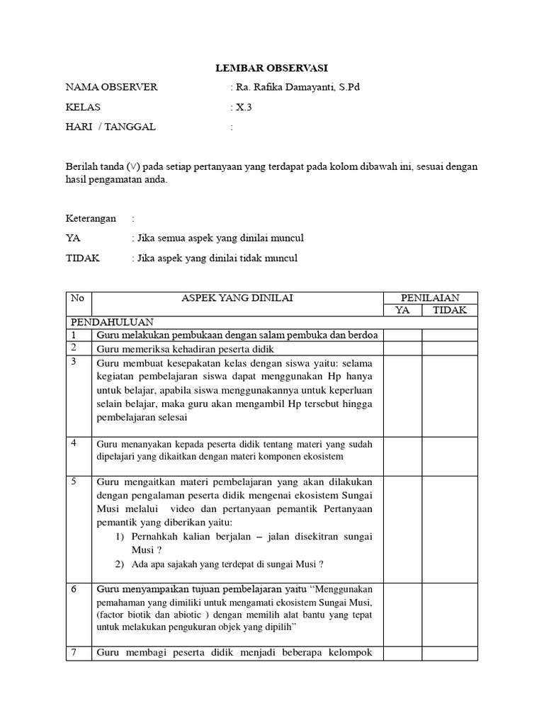 Lembar observasi pdf