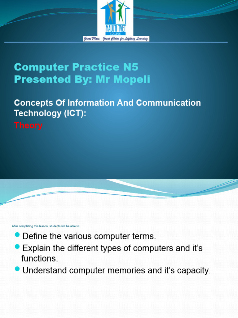 N5 Computer Practice Theory PDF
