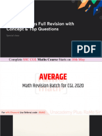 11AM Averages Full Revision With Concept Top Questions No Anno