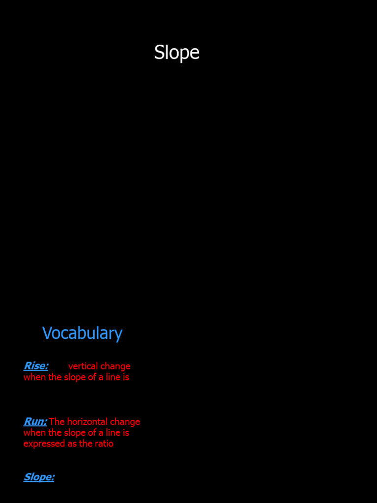 Understanding Slope Basics | PDF