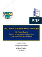 2020 PBC DEM NIMS Training Matrix