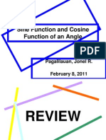 Sine Function and Cosine Function of an Angle