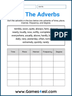 Adverb Worksheet 4