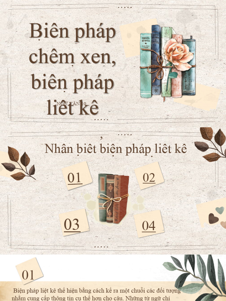 Biện pháp chêm xen, biện pháp liệt kê | PDF