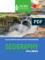 Geography Syllabus