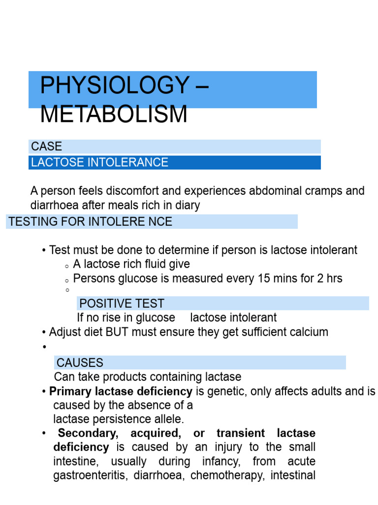 Understanding Lactose Intolerance | PDF | Lipoprotein | Parietal Lobe