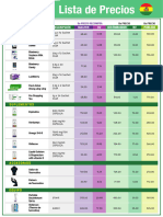 HGW Lista de Precios Bolivia 2