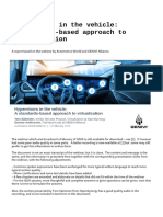 DRAFT - Hypervisors in The Vehicle - A Standards-Based Approach To Virtualization
