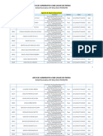 Edital Normativo #001/2023-PMSR/PB: Lista de Candidatos Com Locais de Prova