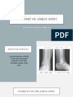 Anatomy of Ankle Joint