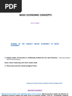 U1 - Introduction - Basic Economic Concepts-Students