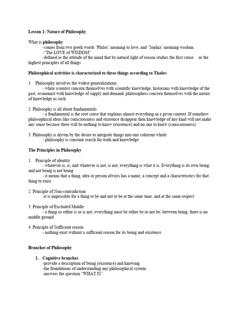 Philosophy Grade 12 Pdf Thought Knowledge