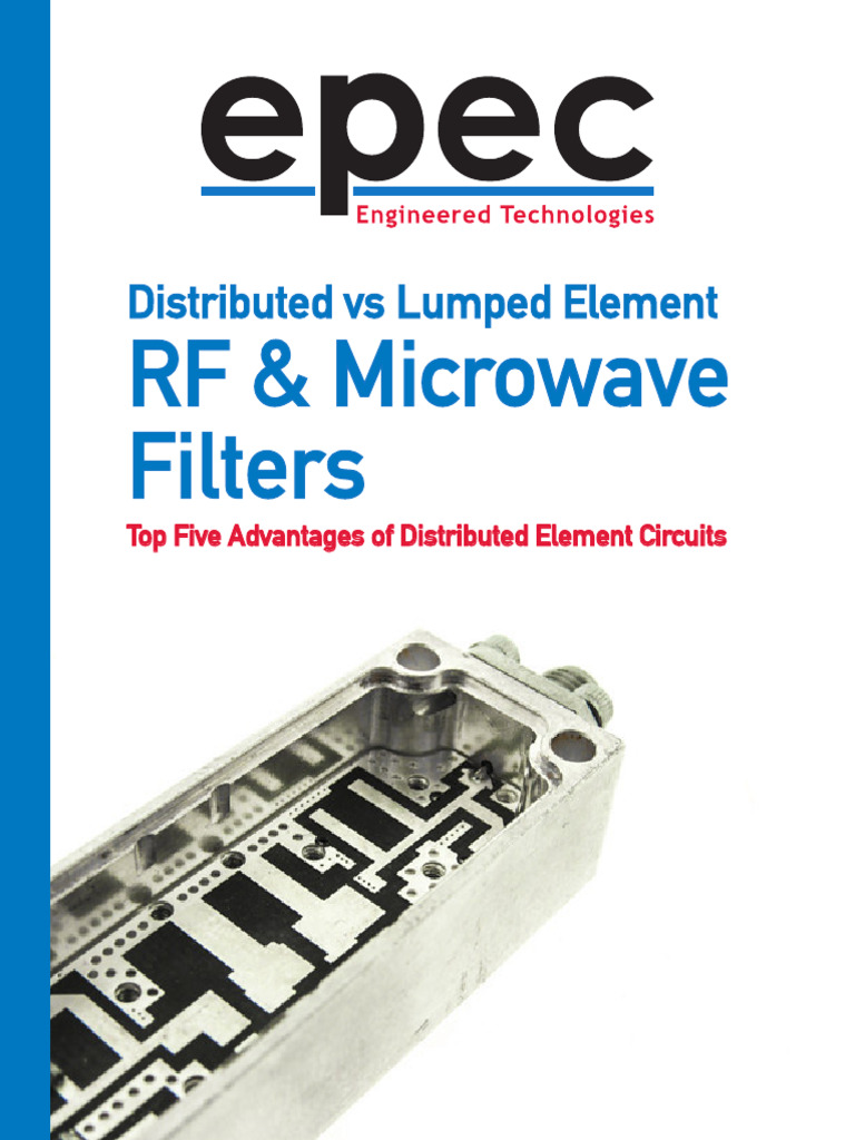 Advantages of Distributed RF Filters | PDF | Electrical Network | Capacitor