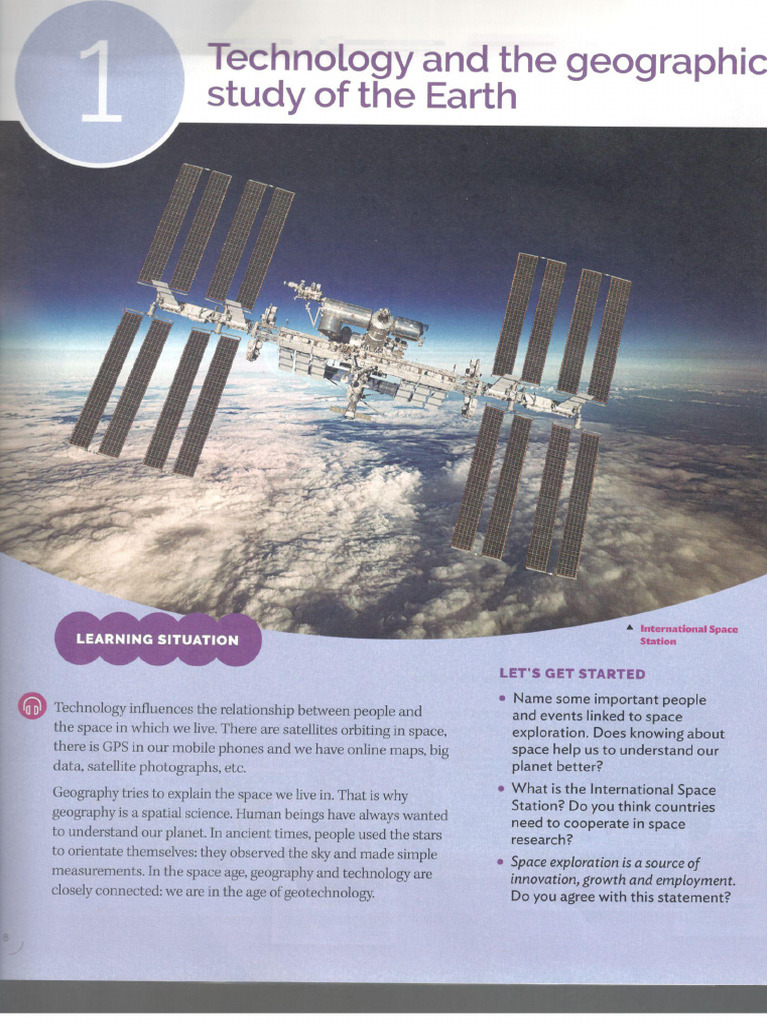 UNIT 1 Technology and The Geographic Study of The Earth | PDF