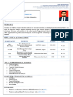 Mohit Bairagi CV