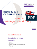 Session 1 - Managerial Work Today Hubert