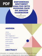 Empowering Sentiment Analysis With Hugging Face On Amazone