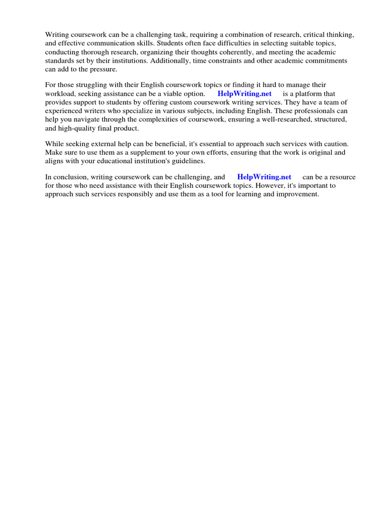 english-coursework-topics-pdf