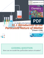 01 Ib Chemistry (SL+HL) - S1.1 Introduction To The Particulate Nature of Matter