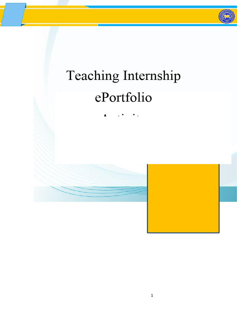 Ti activity 1 introduction to teaching internship pdf sexual