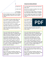 Unitary Method Practice Strips