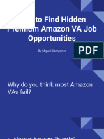 Find Premium Amazon VA Job Opportunities