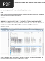 Java Core Debugging Using IBM Thread and Monitor Dump Analyzer For Java