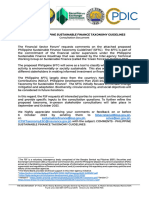 PH Sustainable Finance Taxonomy Guidelines Consultation Paper