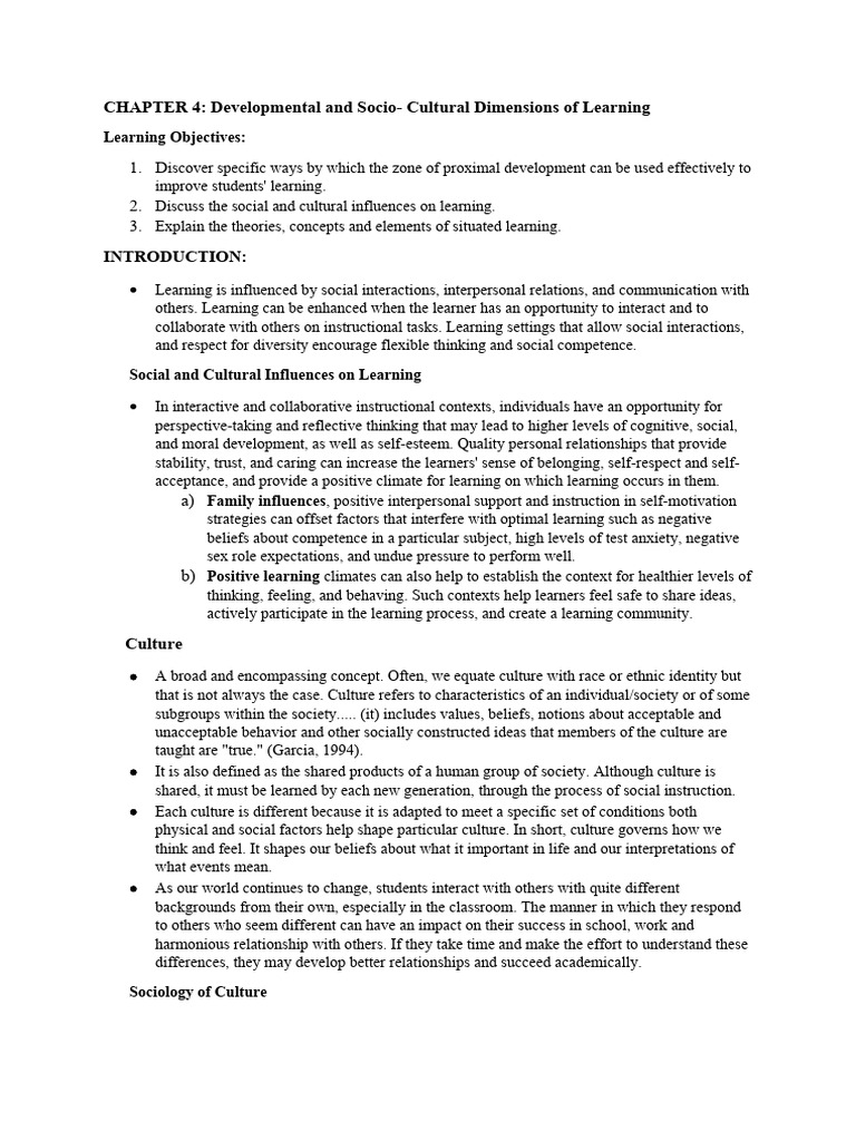 Group 2 - Dimension of Learner - Centered Learning | PDF | Learning ...