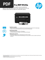 HP M125A Brochure