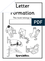 Letter Formation Workbook - Lowercase