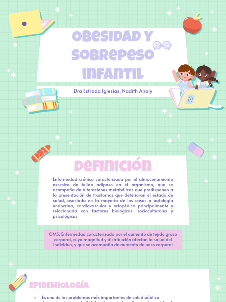 Obesidad Infantil | PDF | Obesidad | Exceso de peso