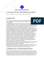 PDF La Jerarquia de Las Necesidades Segun Maslow