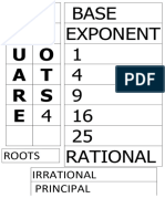 Roots Irrational Principal