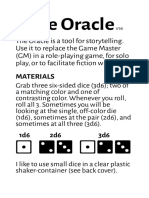 Oracle 1e Rules Screen