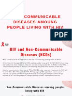 Non-Communicable Diseases Amoung People Living With Hiv