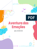 Cartilha Aventura Das Emoções - Crianças e Adolescentes