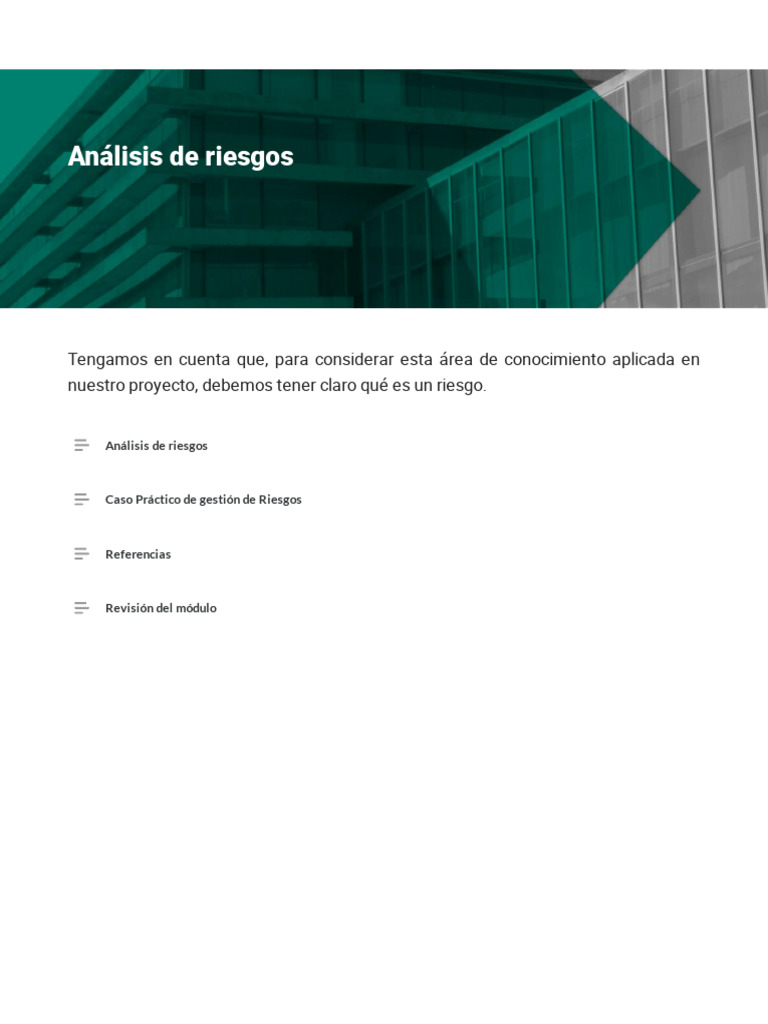 Analisis De Riesgo Pdf Riesgo Estadísticas