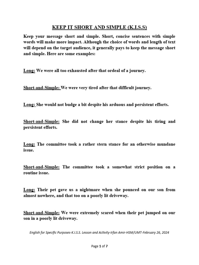 Mastering Concise Communication Skills | PDF | Word | Plural