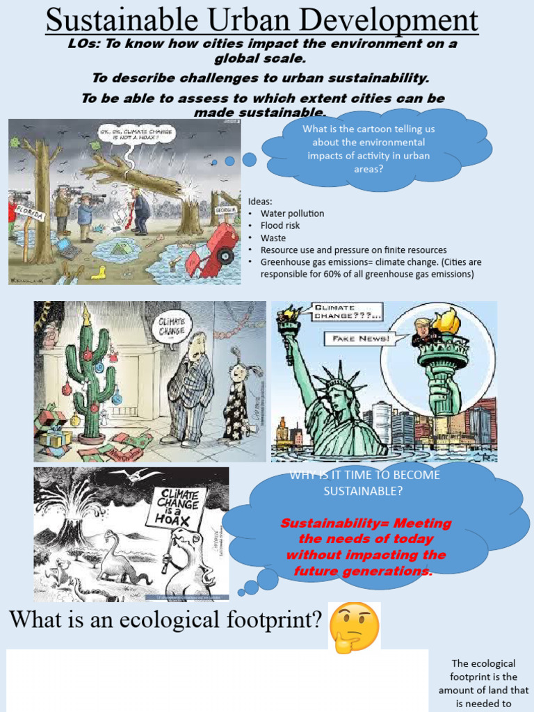 Urban Sustainability Challenges and Solutions | PDF | Sustainability ...