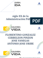 Pensadores Colombianos Del Siglo XIX e Inicios Del Siglo XX de La Administración Pública