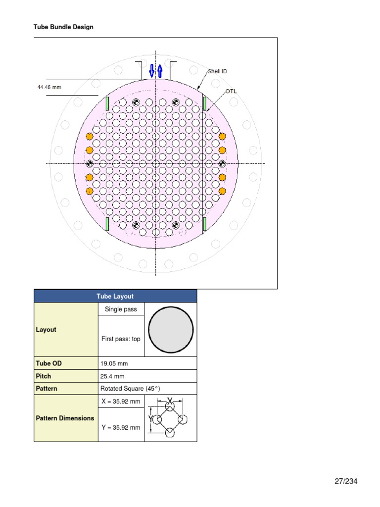 Tube Layout Heat Exchanger PDF