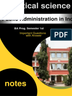 Public Administration by Radhika (B.a Sem 1 Prog)