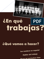 En Que Trabajas