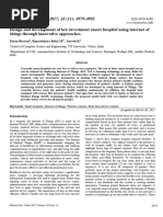 Design and Development of Low Investment Smart Hospital Using Internet of Things Through Innovative Approaches