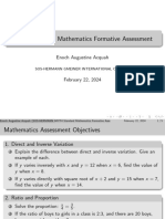 MYP4 Formative Assessment